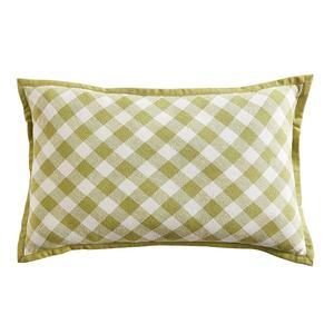 100% coton Boho tufté rayures à carreaux imprimé coussin couvre tissé à la main oreiller décoratif avec glands pour un usage domestique - Product Image 1