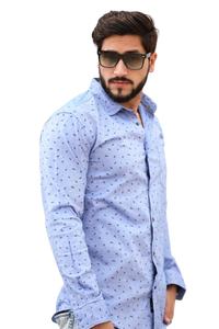 Camisas informales de playa completas para hombre personalizadas de importación Premium al por mayor, Polo transpirable estampado de algodón 100% teñido de talla grande ajustado - Product Image 2