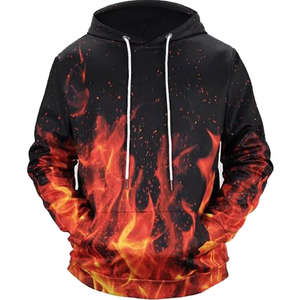 Ropa de hombre, sudaderas con capucha impresas digitales de lana de algodón hechas a medida, la mejor Sudadera con capucha mundial 2024/2025 - Product Image 4