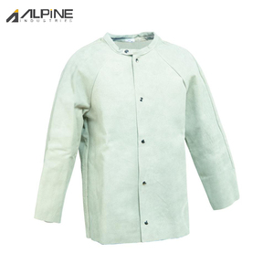 OEM tailles personnalisées veste de soudage en cuir confortable ignifuge anti-coupure résistant à la chaleur forte cousu pour la sécurité en vente - Product Image 3