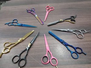Tijeras de corte de pelo profesionales de acero inoxidable, colores personalizados, peluquería, belleza afilada, novedad - Product Image 3