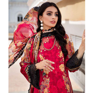 Vestido de estilo paquistaní shalwar kameez para mujer, estampado personalizado de alta calidad, césped, nuevo estilo - Product Image 3