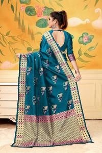 Tussah Saris en soie Prix de gros Vêtements ethniques ApparelGarment - Product Image 4