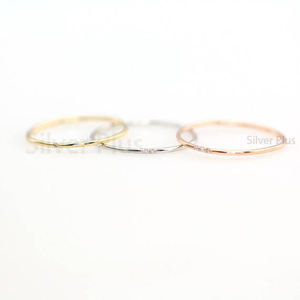 Anillo de Compromiso y Matrimonio Clásico con Diamante de Corte Brillante, Claridad SI Natural, Color G-H, Oro Amarillo Sólido de 14K, Joyería Minimalista - Product Image 5