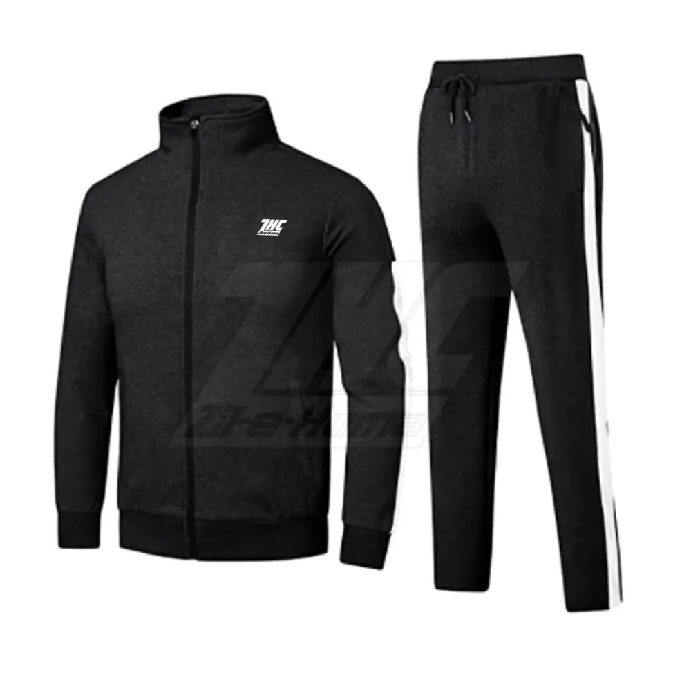 Tracksuit Running Wear Custom logo Men Tracksuit For Sale Tracksuits for Women Slim Fit High Quality Fleece Zipper Sport Suit