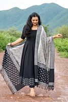 R & D Exports Kurti en coton pour femme avec dupatta / Robe et dupatta / Vêtements traditionnels indiens pour fêtes et mariages