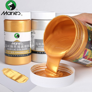 <span class=keywords><strong>Peinture</strong></span> <span class=keywords><strong>acrylique</strong></span> <span class=keywords><strong>dorée</strong></span> et argentée Maries 250/275/300/500 ml pour <span class=keywords><strong>peinture</strong></span> murale intérieure et extérieure - Product Image 5