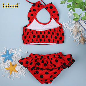 Traje de Baño Bikini para Niñas, Diseño Labrador, Estilo Smocked, Ropa Deportiva Infantil ODM, Secado Rápido y Transpirable - BB899 - Product Image 5