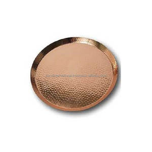 ถาดเสิร์ฟทองแดงทำจากทองเหลืองงานหัตถกรรมโบราณสไตล์โมเดิร์น - Product Image 3