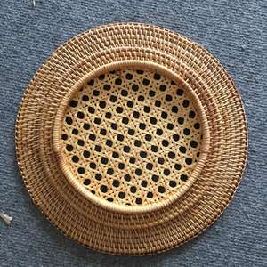 Placa de cargador de ratán Natural para boda de Vietnam - Product Image 5