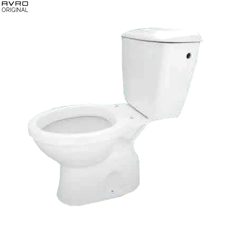 مقعد مرحاض على شكل بيضاوي من السيراميك, مقعد مرحاض أنيق سهل التركيب على شكل بيضاوي من النوع S قطعة واحدة مثبت على أرضيات المرحاض
