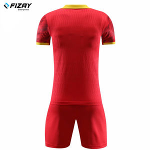Meilleur uniforme de football en polyester en tissu pour l'équipe Couleur rouge par FIZAY ENTERPRISES - Product Image 3