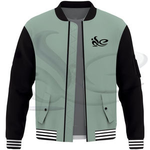 Sanzaf Enterprise Letterman Varsity Vestes pour Hommes Haute Qualité Laine En Cuir Col À Capuche Brodé Varsity Nouveau Polaire Tissé - Product Image 2