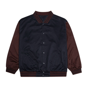 Veste en toile de coton personnalisée pour homme, style universitaire à col montant, écologique, mode urbaine, hiver, vente en gros - Product Image 4