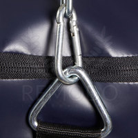 Sac de frappe en cuir Aqua MMA de 40 kg, 60 kg, 80 kg, rempli de sable, avec poignée, suspendu, 3 pieds de haut, couleurs et logo personnalisables