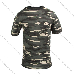 Dark High Quality Cotton T-Shirt <b>Camouflage</b> Casual T-shirt - Product Image 1