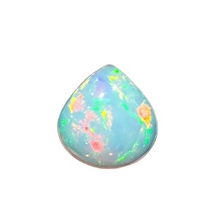 ธรรมชาติที่ไม่ได้รับการรักษาโอปอลที่มีคุณภาพสูงรูปทรงลูกแพร์4.10 Cts พลอยหลวมกับหลายไฟเล่นโดย Sadiya นานาชาติ - Product Image 1