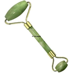 Rouleau de Massage pour le visage, avec Jade vert de bonne qualité, vente en gros, livraison gratuite - Product Image 1