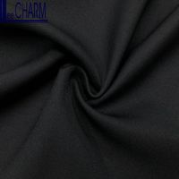 Tissu textile CP6360 Taiwan 100% polyester, couleur personnalisée, sergé, pour robe de mariée, costume, abaya
