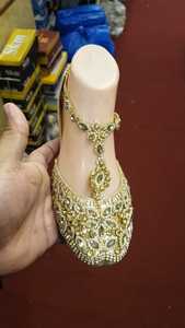 Latest Fancy Khussa Shoes for Indian Women Pakistani Khussa Slippers With Multiple Insole Materials for Outdoor Use Mesh Lining - Product Image 2