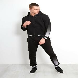 2024 OEM Gym Fitness coton polaire formation survêtement hommes grande taille écologique sport tenue deux pièces Jogging costume été - Product Image 3