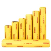 Film alimentaire frais, film plastique transparent, film étirable en PVC