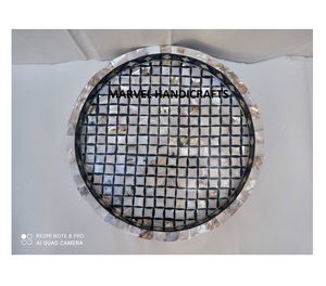 Mother of Pearl Inlay Serving Tray | Handmade Wooden Decor Tray | Ramadan <b>Eid</b> Arabic Home Decor <b>Gift</b> Luxury Kitchen Serving Tray - Product Image 2