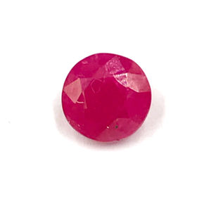 Best Quality <b>Ruby</b> Round Faceted Gemstone Available at Custom Size & Shape - Product Image 1