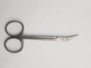 Ciseaux à iris angulaires 11 CM en acier inoxydable de qualité médicale, instruments de chirurgie dentaire de haute qualité - Product Image 4