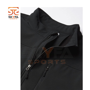 Veste souple d'extérieur pour hommes, souple, étanche, sans capuche, bonne qualité, personnalisée, vente en gros - Product Image 3