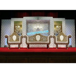 Panel de Cuero de Lujo para Decoración de Escenarios de Boda, Decoración de Backstage para Bodas, Panel de Cuero Acolchado, Cuero para Bodas Británicas y Asiáticas - Product Image 1
