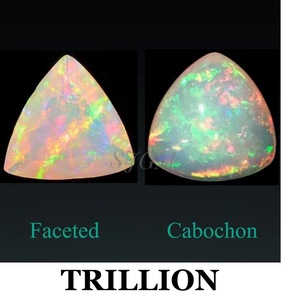 " 6mm Trillion Natural Ethiopian <b>Opal</b> " Wholesale Factory Price High Quality Loose Gemstone | NATURAL WELO ETHIOPIAN <b>OPAL</b> | - Product Image 5