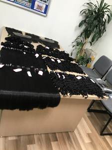 Fabricant du groupe APO, extensions de cheveux vierges Remy, trame de cheveux raides en os teint par vague bouclée - Product Image 3