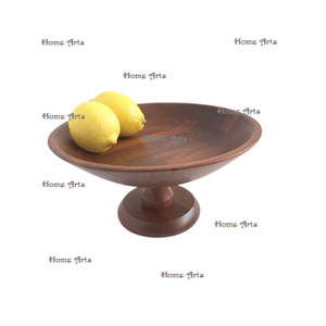 Bol de stockage de fruits en bois de conception unique bol de taille personnalisée de forme ronde de qualité supérieure à un prix attractif - Product Image 5