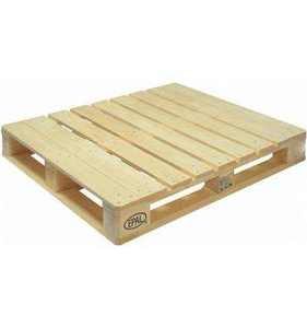 Doble cara 1200x800mm Euro Palé de madera Entrada de 4 vías Usado EPAL - Product Image 1
