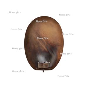 Bougeoir mural en fer de qualité supérieure Design attrayant Bougeoir de couleur noire de fabrication en Inde - Product Image 3