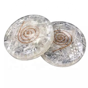 Placa de Selenita Natural para Orgón, Placa de Carga de Cristal, Sanación Energética, Meditación, Reiki, Decoración del Hogar, Venta al por Mayor - Product Image 2