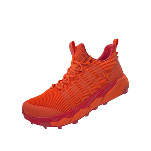 Chaussures de <span class=keywords><strong>trail</strong></span> <span class=keywords><strong>running</strong></span> pour femmes en maille TPU soudée, à enfiler, ultra amorties, jaunes - Product Image 2