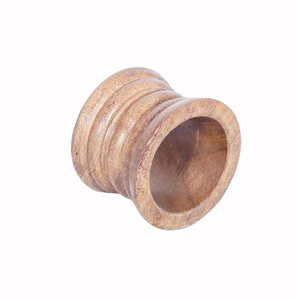Anneau de serviette en bois naturel pour décoration de TABLE de mariage - Product Image 6