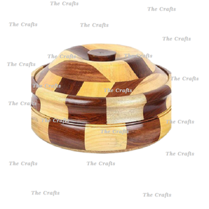 Boîte à roti en bois de conception merveilleuse pour la cuisine à usage polyvalent Boîte à conteneurs Chapati à des prix raisonnables - Product Image 1