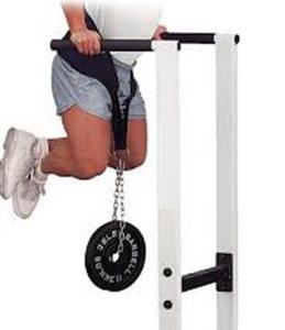 GAF CEINTURE DIP D'HALTÉRAGE SANGLES DE SUPPORT DE GYM EN NÉOPRÈNE AVEC CHAÎNE DOUBLE CEINTURE DE GYM ÉQUIPEMENTS EN GEL AVEC CHAÎNE - Product Image 1