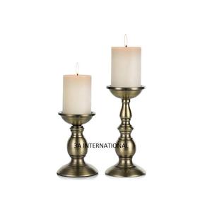 Ensemble de 2 bougeoirs en fer, ensemble de bougeoirs pour la maison et la décoration, design occidental, vaisselle, bougeoir, article de Noël - Product Image 6