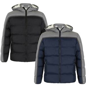 Chaqueta acolchada de plumón para hombre, Abrigo acolchado resistente al agua, prendas de vestir de invierno, talla grande - Product Image 5