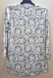 Camisas de viscosa de manga larga con medio botón y cuello alto para mujer, estilo casual de verano, de marca de alta gama, lotes de stock de Bangladesh - Product Image 4