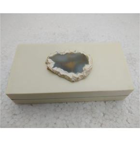 Joyero de marfil rojo, caja de joyería azul de lujo, embalaje de joyería, caja de exhibición de regalo, colgante de pulsera de anillo - Product Image 5