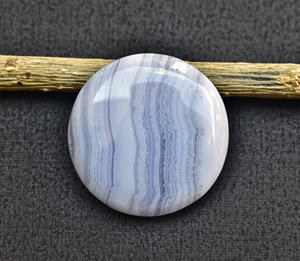 Cabujón de Ágata Azul Natural, Gema de Alta Calidad para Joyería, Forma Personalizada, Tamaño 20-55mm, Forma Libre - Product Image 1