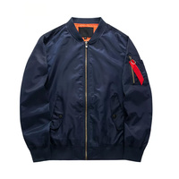 Vestes bomber d'hiver pour hommes les plus vendues Broderie Couleurs personnalisées Style militaire 100% polyester Corduroy Coupe-vent Respirant