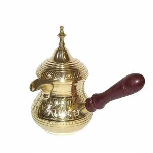 KAMRAN Copper Hammered <b>Turkish</b> <b>Coffee</b> <b>Pot</b> with Wooden Handle Eco-Friendly Reusable Portable Antique Design - Product Image 6