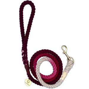 Custom <b>Pet</b> Braided Gradient Colour Rope Dog <b>Leashes</b> Innovative Dog <b>Leash</b> With Modern Design for Bulk Sale - Product Image 1
