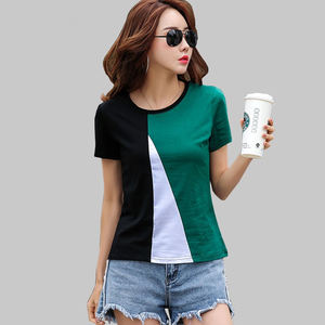 Las mujeres t camisa de las señoras de logotipo de impresión personalizado y en blanco t camisas para mujeres en precio al por mayor - Product Image 2